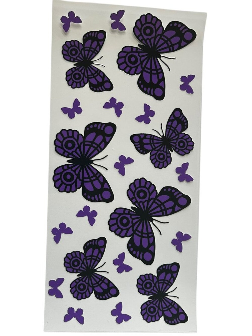 Purple Butterfly Cup Wrap | Custom Tumbler Design